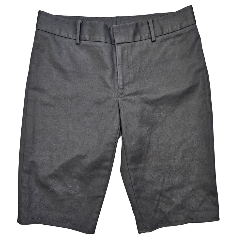CLUB MONACO SHORTS – MEN’S 6 – DARK GRAY – COTTON/VISCOSE STRETCH BLEND